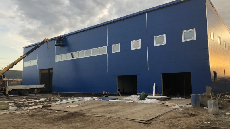 Проект здания гаража в Красноярске