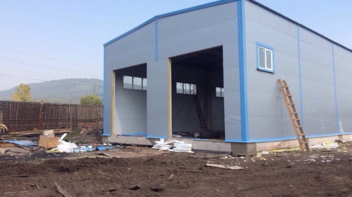 Модульные здания из сэндвич панелей