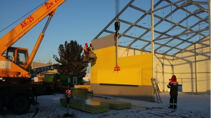 Быстровозводимые здания из сэндвич панелей