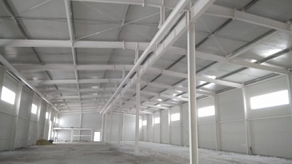 Цех производственного назначения со встроенными помещениями и подвесным краном грузоподъемностью 5 т